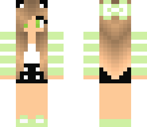 lime cat girl