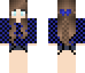 girl blue skin