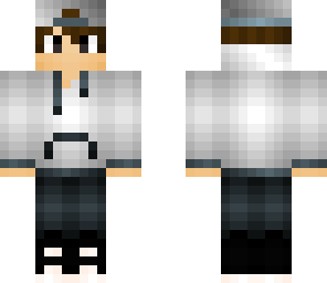 white hoodie