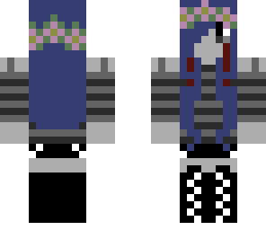 halloween ghost girl skin