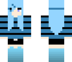 blue girl