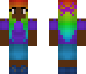 rainbow girl