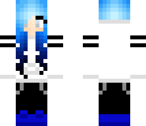 blue hair girl