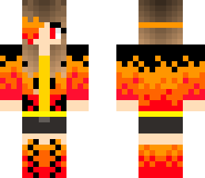 fire flame girl
