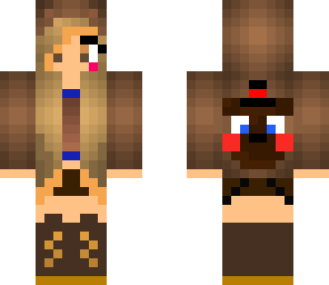 fnaf freddy girl and bear girl