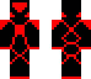 black and red