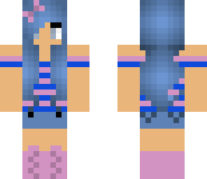blue girl