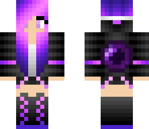 pink and purple ender girl