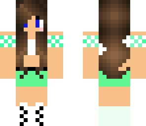 teal summer girl