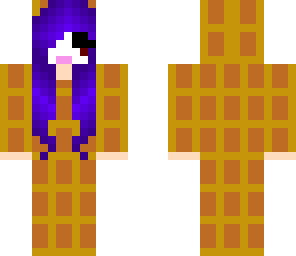 masked onezie waffle girl