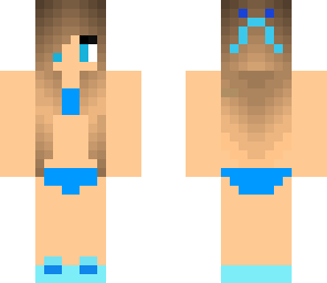 cute blue bikini