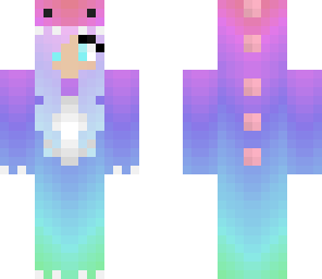 pastel dino girl