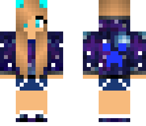 blue galaxy kitty