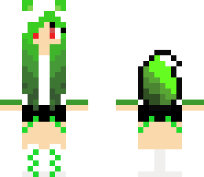 green fox girl