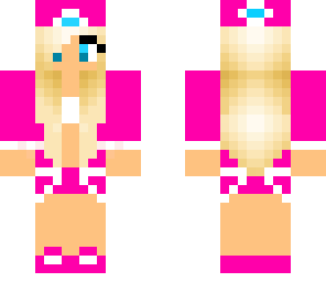 hot pink skater girl