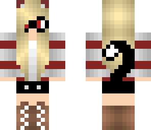 red cat girl