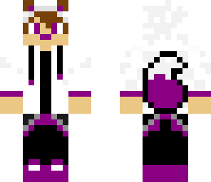purple fox with mouth
