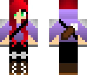 purple archer girl