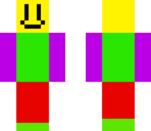 happy colorful man