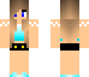 fixed blue cute girl
