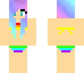 rainbow bikini