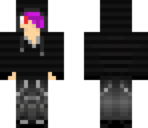emo purple boy