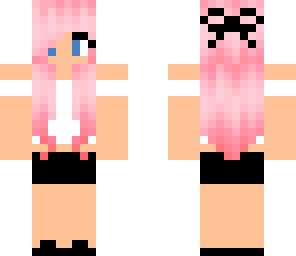 pink haired girl