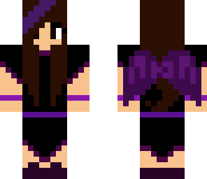 purple demon girl
