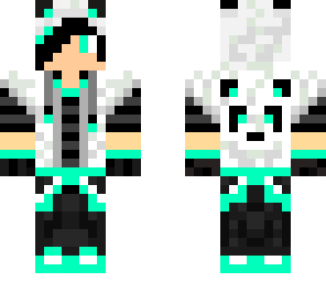 blue cool panda 