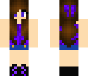 pritty purple girl