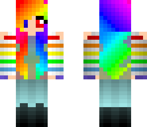 rainbow girl