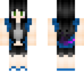 raven with tinted hair