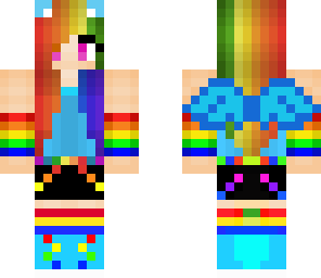 rainbow dash humen