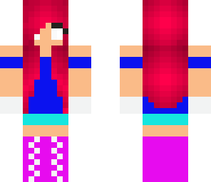 pink girl with powers