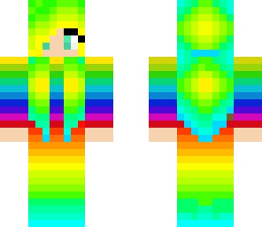 rainbow girl