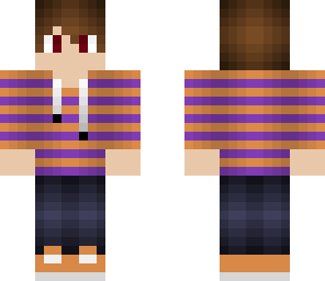 orange and purple boy
