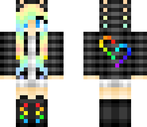 rainbow hoodie