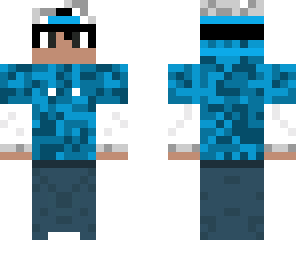 blue hoodie and cap guy
