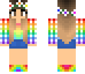 cute rainbow girl