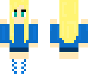 blue girl