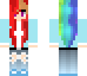 red or rainbow