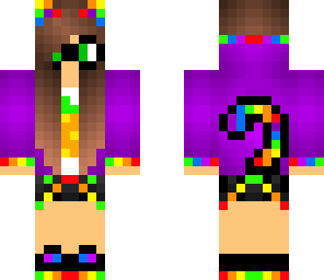 pineapple rainbow cat preson