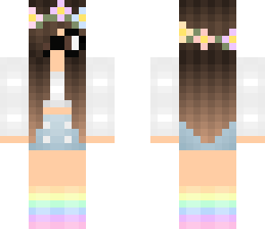 cute rainbow girl
