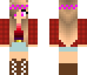 pink bandana girl