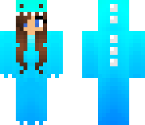 xariana23's blue ombre dinosaur skin