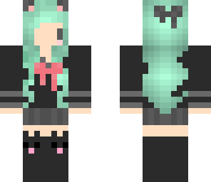 black cat girl