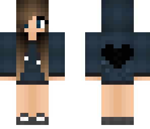 girl dark hoodie
