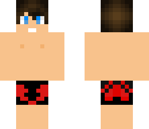 kid in swim suit