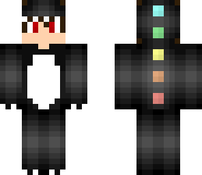 dino black rainbow boy