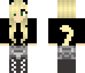 cat girl with a tail
